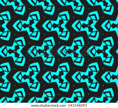 Abstract background. Vector seamless pattern. Blue geometric seamless pattern in modern stylish