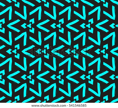 Abstract background. Vector seamless pattern. Blue geometric seamless pattern in modern stylish