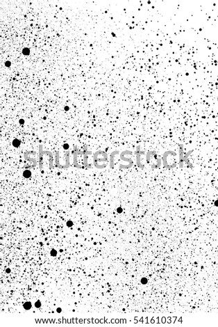 speckles graffiti background in black on white