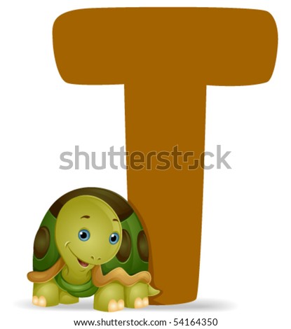 T for Turtle - Vector