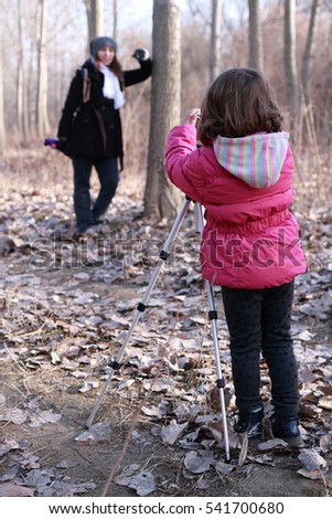 Child And Mother Outdoors Photography training