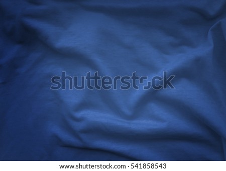 Blue folds fabric Royalty-Free Stock Photo #541858543