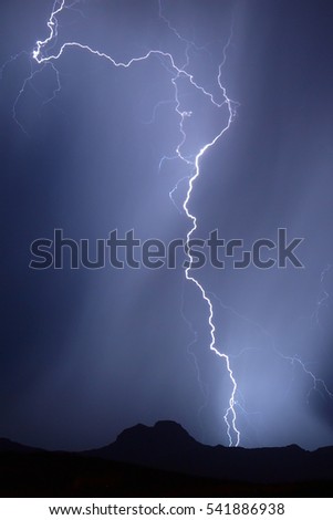 A late night lightning storm during the 2009 Arizona Monsoon season.
