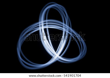 infinity neon neon symbol on a black background, abstract art, picture light