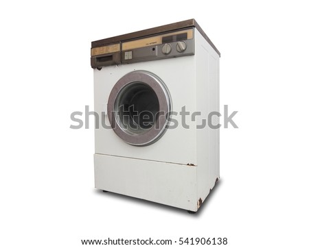 Old Washing Machine Royalty-Free Stock Photo #541906138
