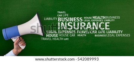 Business Concept: Insurance Word Cloud