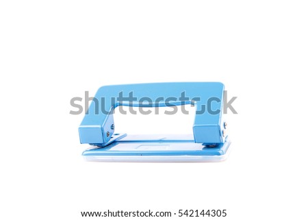 Paper puncher isolated on white background