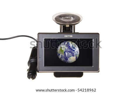 Modern GPS Satellite navigation around earth