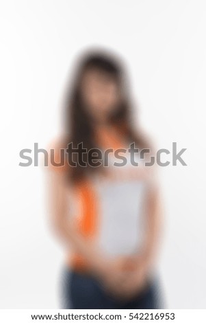 Fitness instructor corporate photoshoot theme creative abstract blur background with bokeh effect