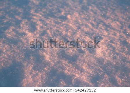 Beautiful background of snowy surface.