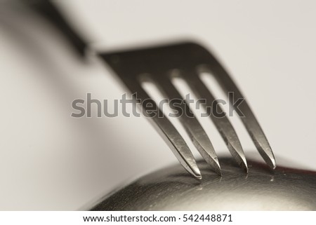Close up of a fork