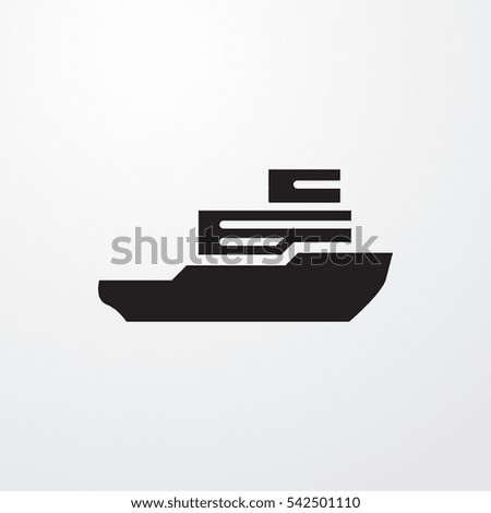 boat icon illustration isolated vector sign symbol