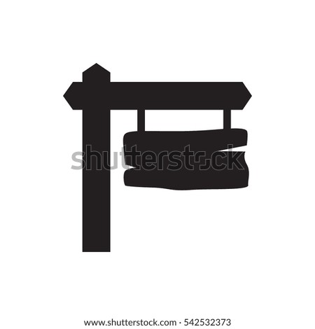 direction board icon illustration isolated vector sign symbol