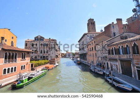 Photo Picture View of the Famous Venice Italian City