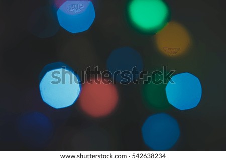 Bokeh lights. Beautiful Christmas background.