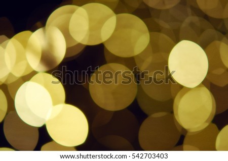 Night city street lights bokeh background abstract