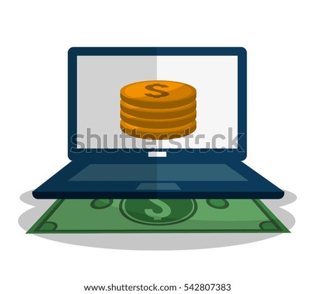 Laptop profit and money design