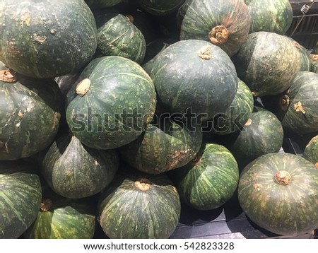 Pumpkins in different shapes and sizes, Diverse assortment of pumpkins, decorative pumpkins, pile of cute pumpkins in different colors at pumpkin patch in a local farm, seasonal display