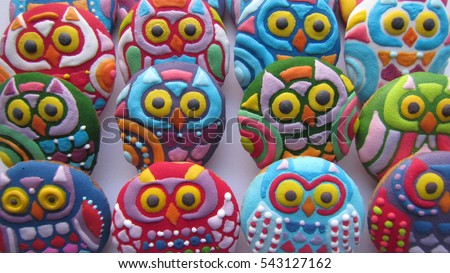 Funny cookie toys for kids , owl balls