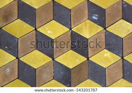 colored concrete paving slab with a beautiful high-quality texture close up