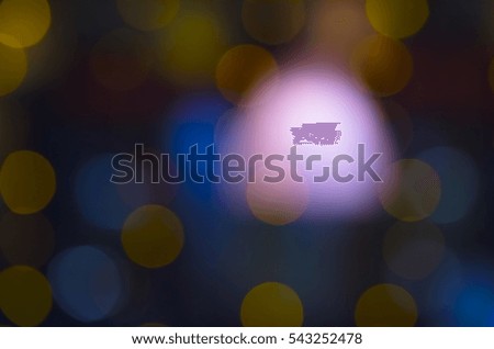 Soft, large, colorful bokeh different colors. Fill the entire background. Tender tones brown, blue, yellow, lilac.