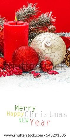 Christmas vintage present on a wooden background