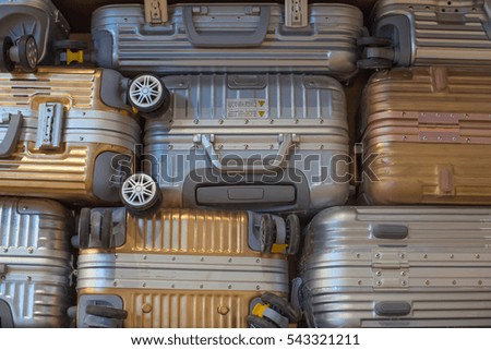 Stack of luggage 