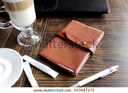 leather notepad