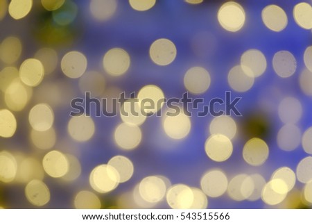 blurry bokeh christmas  light for background