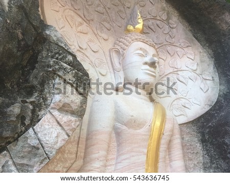Buddha statue Stone in thai
