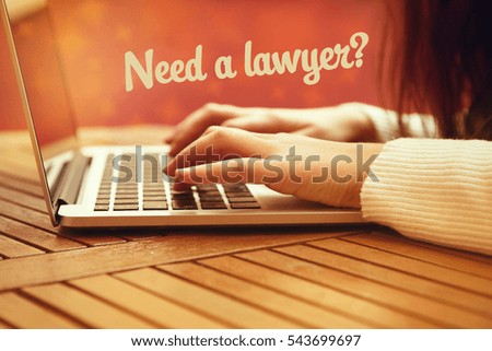 Need a lawyer?, Business Concept