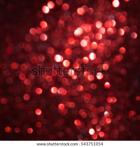 Defocused abstract red christmas background