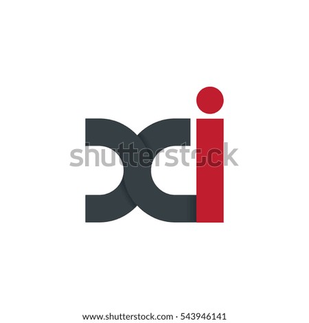 Initial Letter XI Rounded Lowercase Design Logo