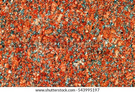 Seamless texture, background, polished granite stone. very solid, granular, crystalline, igneous rock composed mainly of quartz, mica and feldspar and is often used as a building stone.