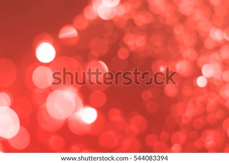Colorful Red background and abstract blurry light bokeh