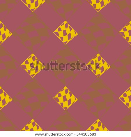 Abstract geometric colorful seamless pattern for background. Decorative backdrop can be used for wallpaper, pattern fills, web page background, surface textures. Old vintage retro energy pattern.