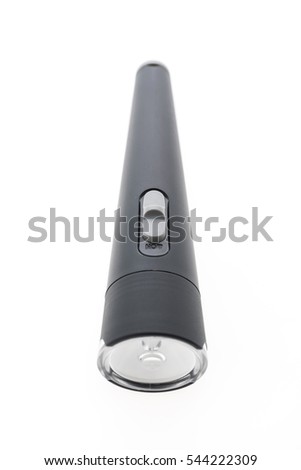 Flashlight OR Torch isolated on white background