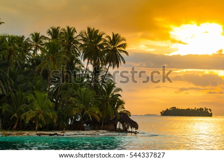San Blas Islands, Panama  Royalty-Free Stock Photo #544337827