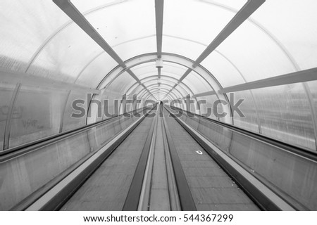 Glass tunnel