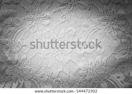 patterned openwork lace textile background or texture