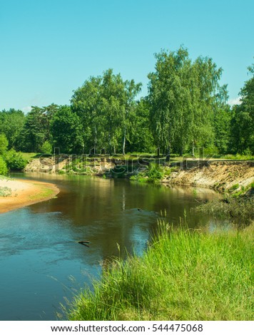 Nizhny Novgorod Region. River Linda.