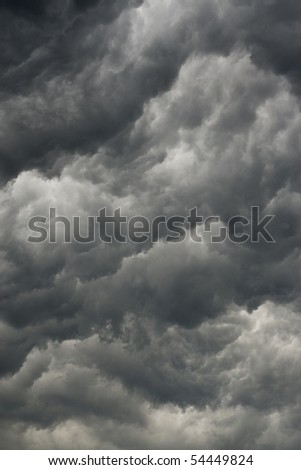storm clouds before the rain