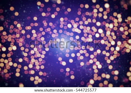 Christmas background. Elegant abstract background with bokeh defocused lights