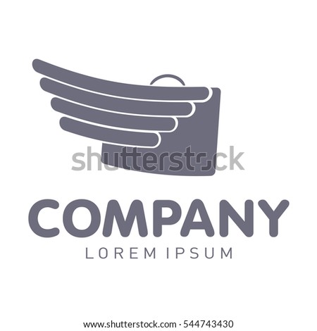 Vector abstract logo. Tourism and travel. Company identity. Icon isolated on white background. Graphic design editable for your design.