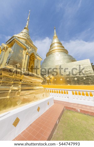 Thailand Golden pagoda