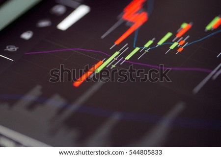 Stock exchange board background