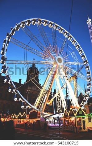 Fun fair of Amsterdam