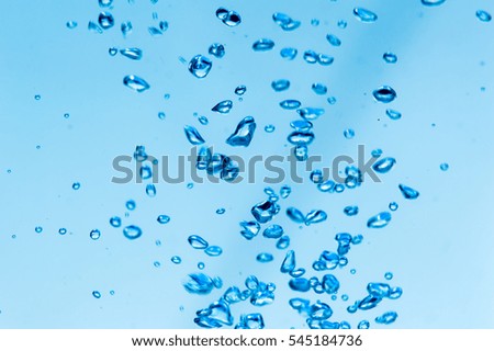 Water air bubbles natural background