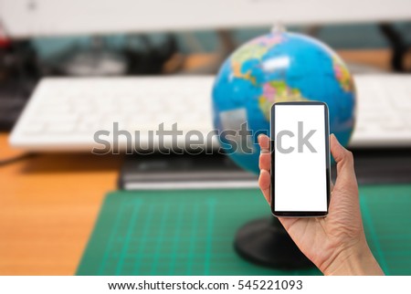 Smart phone with global communication, smart phone map 