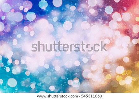 Colored Abstract Blurred Light Background 